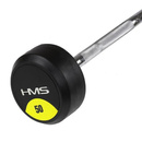 Sztanga, gryf stały ŁAMANY gumowany 50 kg GSL-50 HMS