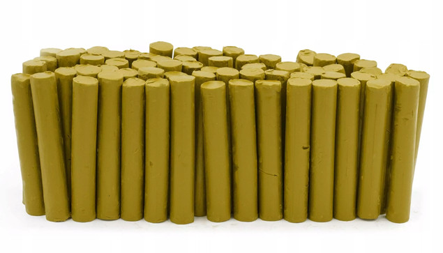 Plastelina LUZ 1kg UGIER ZŁOTA Szkolna Mona