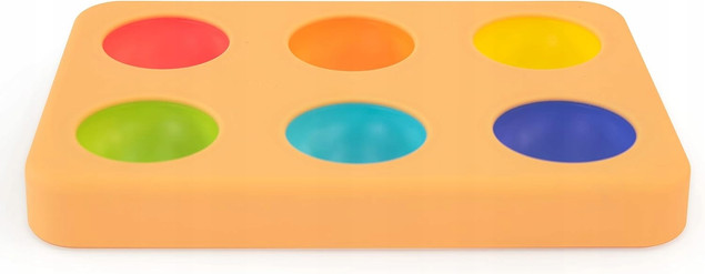 Sorter Psotne Grzybki Sassy 12m+ | Edukacyjna Zabawka STEM | Nauka Emocji i Kolorów