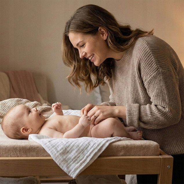 BOCIOLAND Pieluchy TETROWE Bawełniane Hipoalergiczne 40x80 10szt.