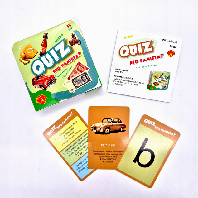 Gra planszowa Mikro Quiz Kto pamięta? Alexander