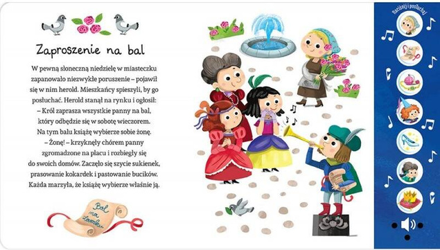 Naciśnij i Posłuchaj Bajka Dźwiękowa KOPCIUSZEK 0+ Aksjomat 4074