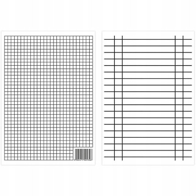 Liniuszek A5 kratka/linia Interdruk