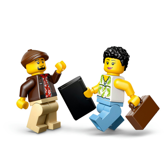 LEGO City 60487 Żółta taksówka elektryczna z minifigurkami