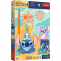 Trefl Puzzle 160 el. Stitch na fali + Unikalny Plakat Lilo & Stitch