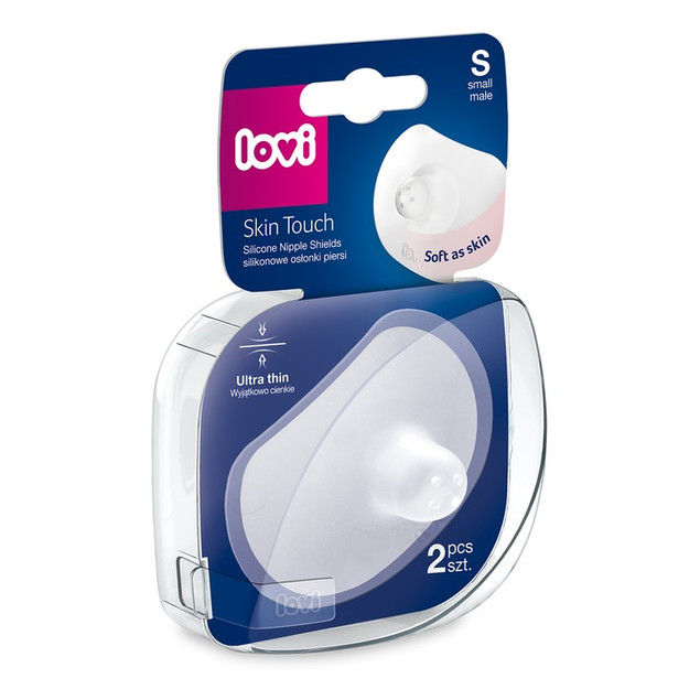 LOVI Silikonowe Osłonki na Piersi Skin Touch M/L (2 szt.) – Wsparcie w Karmieniu