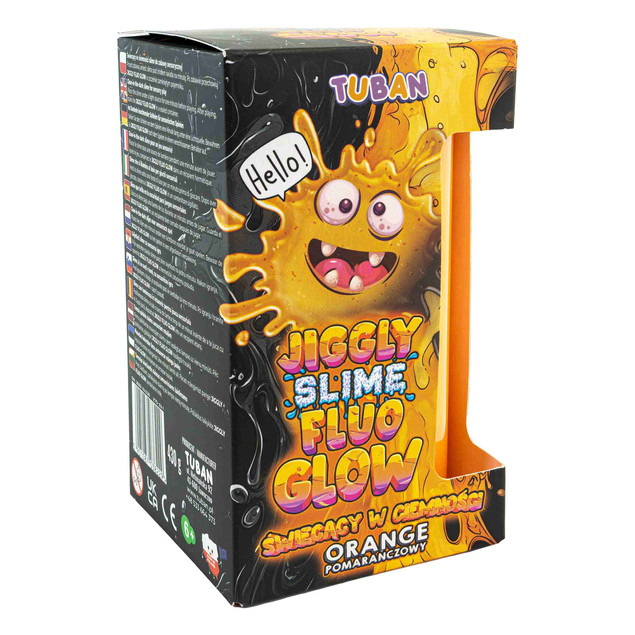 JIGGLY SLIME_FLUO GLOW POMARAŃCZOWY 430G