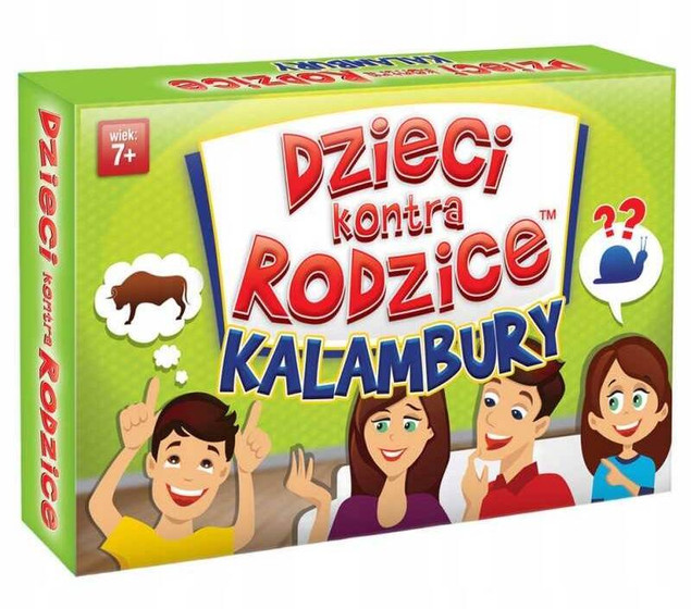 Dzieci kontra Rodzice: Kalambury – rodzinna gra towarzyska 6+ | Kangur