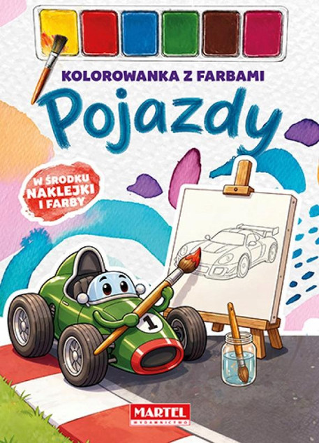 Kolorowanka z farbami Pojazdy – Praca zbiorowa