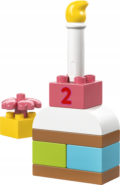 LEGO DUPLO 30712 Klocki Tort Urodzinowy Nauka Cyfr dla Maluchów