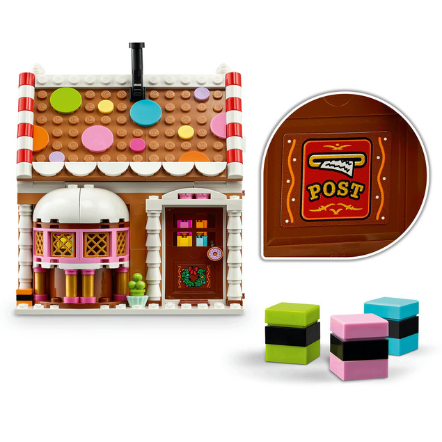 LEGO 40809 Świąteczny Domek z Piernika z Minifigurką Mikołaja
