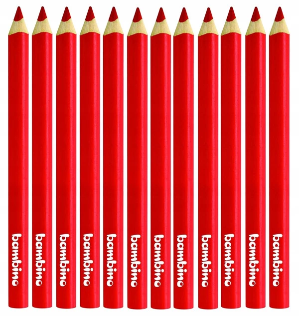 TRÓJKĄTNE CZERWONE 12SZT