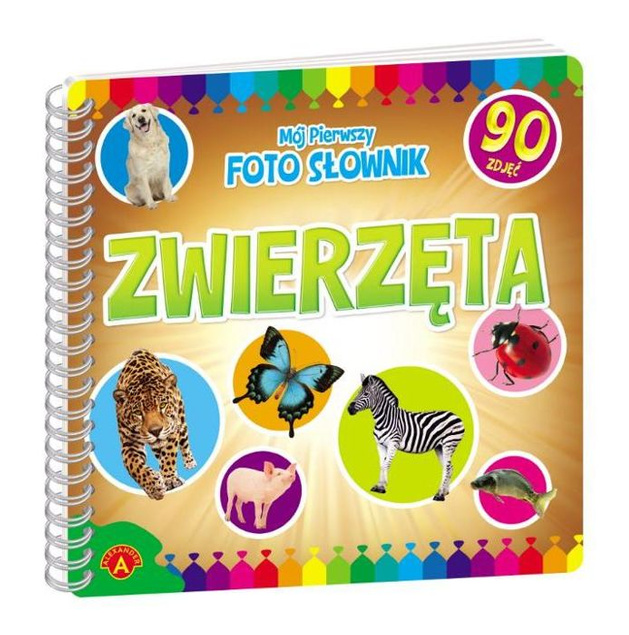 ALEXANDER, ZABAWKA EDUKACYJNA, MÓJ PIERWSZY FOTO SŁOWNIK - ZWIERZETA