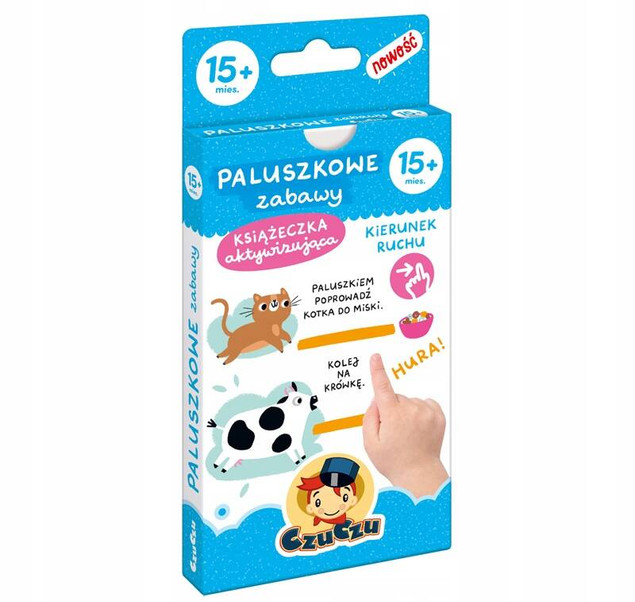 Książeczka Paluszkowe Zabawy 15m+ CzuCzu