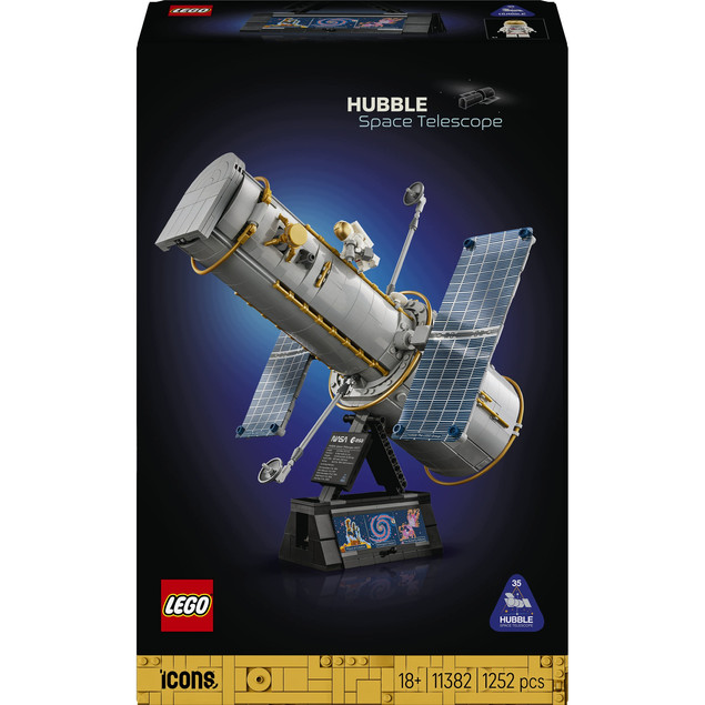 LEGO Icons 11382 Kosmiczny Teleskop Hubble’a – Model Kolekcjonerski dla Dorosłych