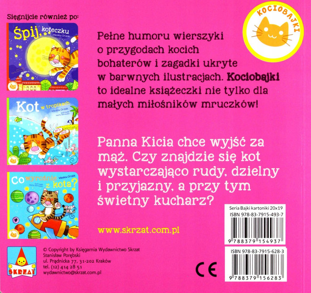 Panna Kicia Szuka Męża Wiesław Drabik Bajki i Wierszyki 2+ Skrzat