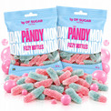 Żelki PANDY Guma Balonowa 50g x2 – Obniżona Zawartość Cukru, Błonnikowe