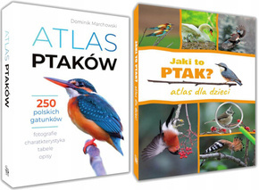 Zestaw Książek O PTAKACH Atlas Dla Dzieci Jaki To Ptak + Atlas Ptaków 250