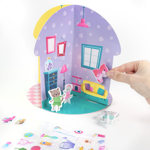 Kidea Creative 3D kitten house