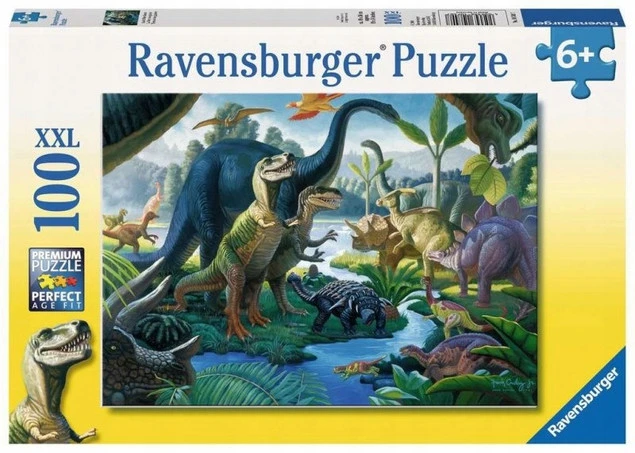Puzzle Ravensburger 100 el. XXL Kraina gigantów