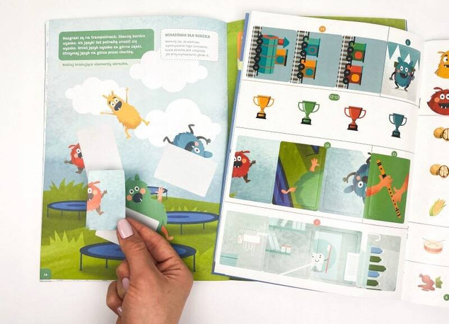 Bazgraki i gimnastyka języka. Ćwiczenia logopedyczne. Kapitan Nauka