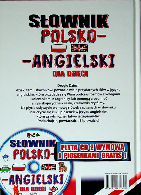 Słownik polsko-angielski dla dzieci + CD Praca zbiorowa
