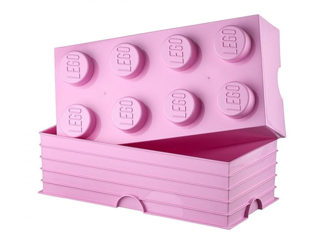 LEGO Pojemnik na Klocki Storage Brick 4x2 Jasnoróżowy 50cm
