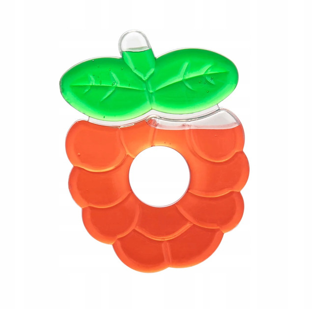 CANPOL BABIES Gryzak Wodny Dla Niemowląt Dzieci MALINA 3+ 2/812