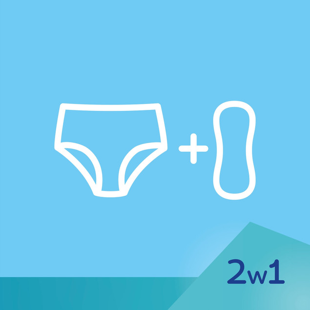 CANPOL Jednorazowe Majtki z PODKŁADEM POPORODOWYM 2w1 L/XL 5szt. 78/012