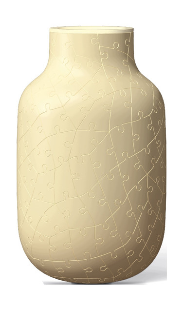 RAVENSBURGER Nowoczesny Wazon - Kremowo-żółty