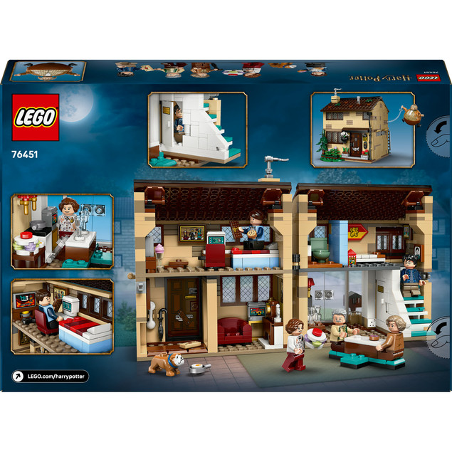 Zestaw LEGO Harry Potter 76451 Privet Drive: Wizyta Ciotki Marge 8+