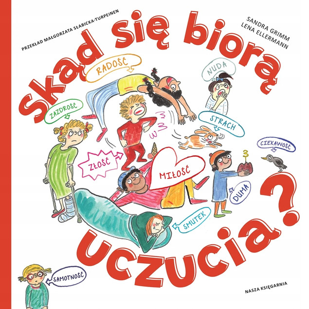 Książka Skąd się biorą uczucia? Sandra Grimm | Emocje dla dzieci