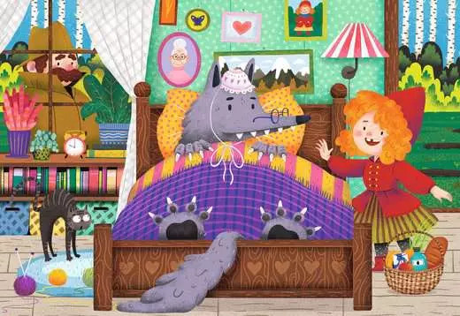 Puzzle dla dzieci 2D: Świat baśni 2x12el