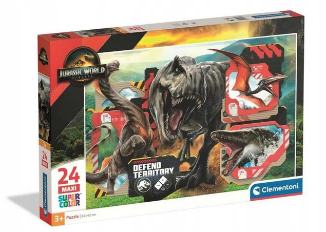 Puzzle Clementoni 24 elementy Maxi Jurassic World 24835
