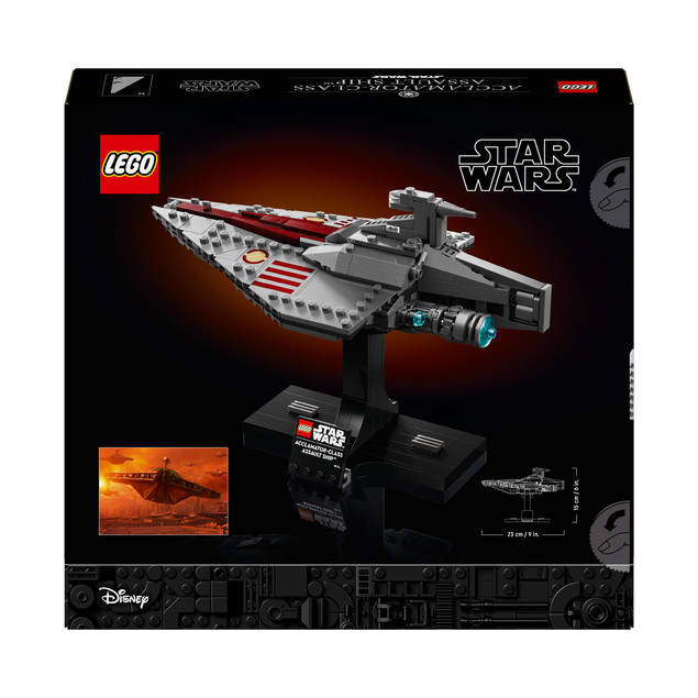 LEGO Star Wars 75404 Okręt Szturmowy klasy Acclamator – Kolekcjonerski Model dla Dorosłych