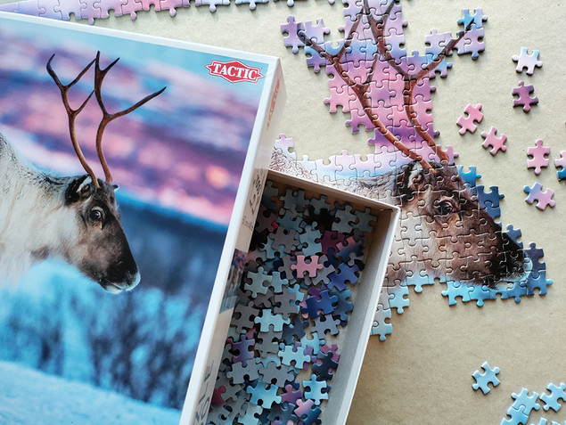 Puzzle Tactic Renifer 1000 elementów - Fińska Jakość
