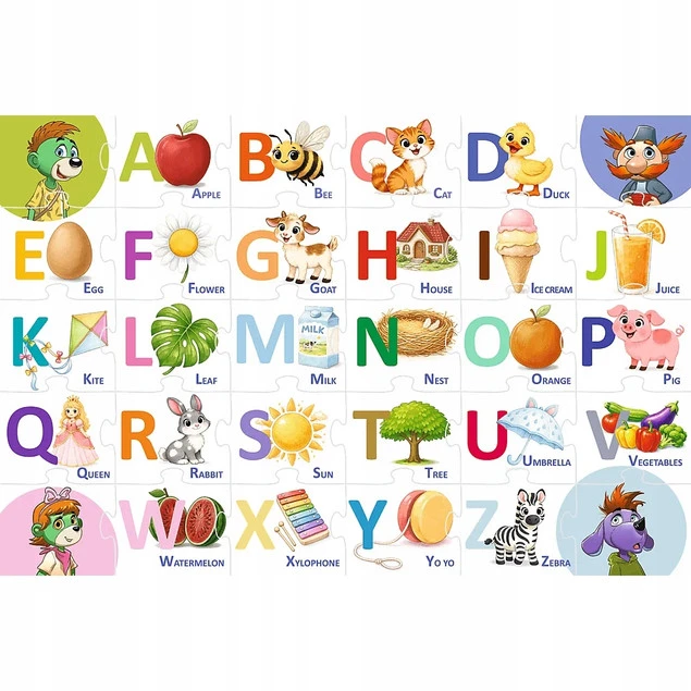 Trefl Puzzle Rodzina Treflików detale