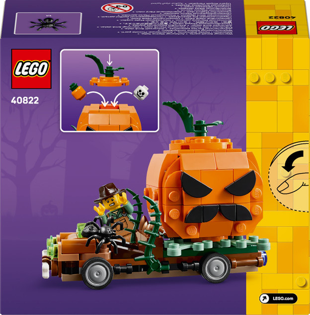 LEGO Ikoniczny 40822 Pickup z dyniami na Halloween