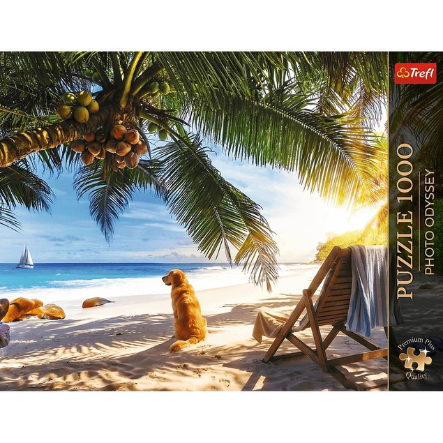 Trefl Puzzle PPQ 1000 el. Photo Odyssey: Relaks na plaży, Seszele