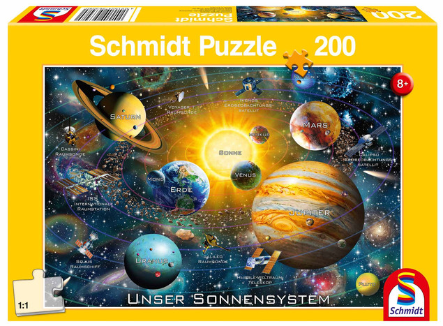 Puzzle Schmidt Spiele 200 elementów Układ Słoneczny G3 (108099)