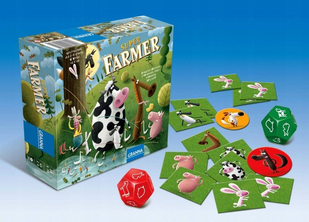 Super Farmer Rodzinna Gra Planszowa Dla Dzieci 6+ Granna 00175