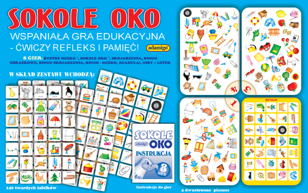 Gra Edukacyjna Sokole Oko Adamigo 