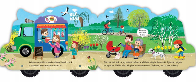 Świat na kółkach. Food truck Anna Podgórska – Książeczka z Kółkami
