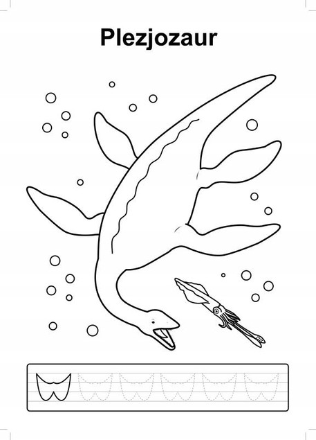 Kolorowanka Dinozaury