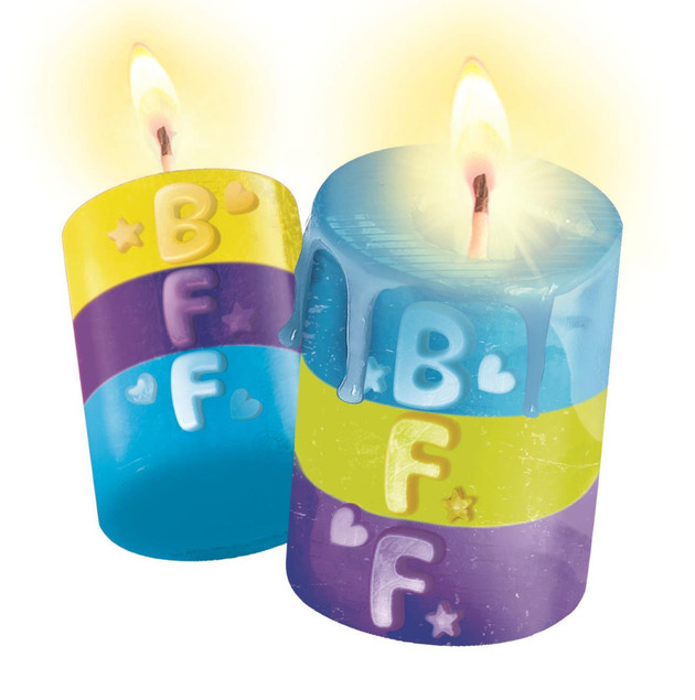 Zestaw Kreatywny Mini Fabryka Świeczek DIY BFF Glow Mates Clementoni 18352