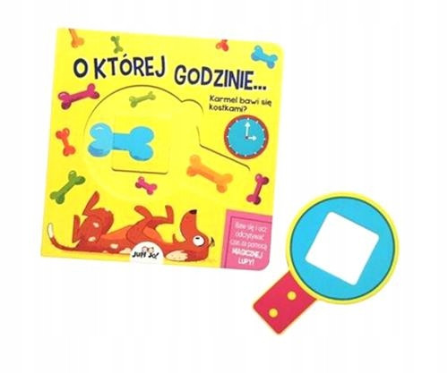 O której godzinie…? Książka z magiczną lupą Luca Leone, Paolo Mancini