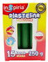 Plastelina CIEMNY ZIELONY 15 Lasek Szkolna Plastyczna 250g Inspiria 9905