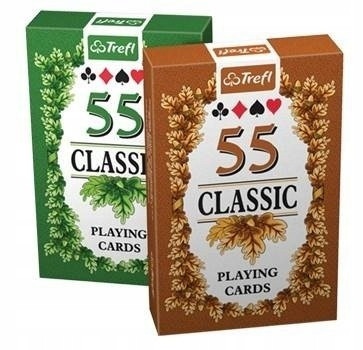 55 Karty do Gry Poker Tysiąc Makao Oczko 12+ Trefl