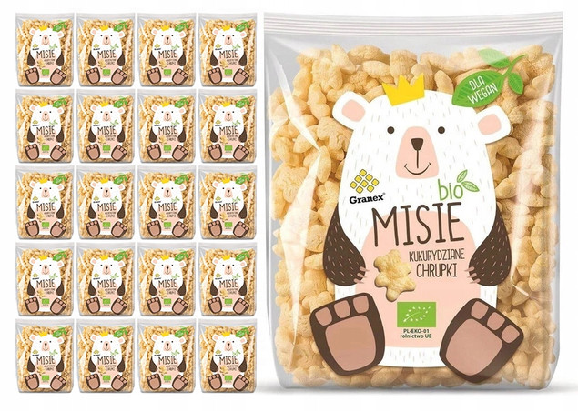 Chrupki kukurydziane Misie Granex 80g