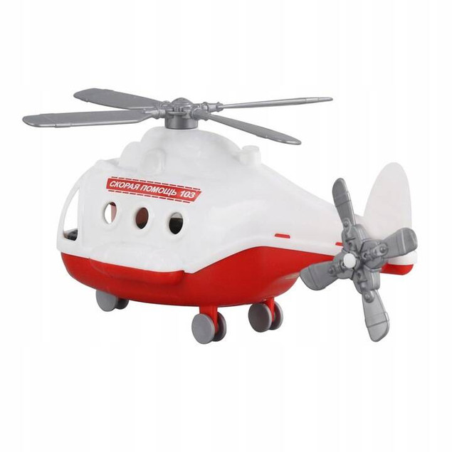 Helikopter ratunkowy Śmigłowiec Alfa w siatce